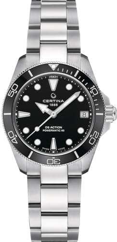 Amazon.com: Certina, Mens, DS-7 Chronograph, Stainless Steel